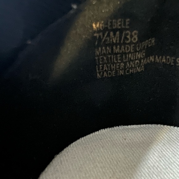 EUC‼️Mix No.6 Ebele Platform Black Sneakers -7.5M - Picture 5 of 6